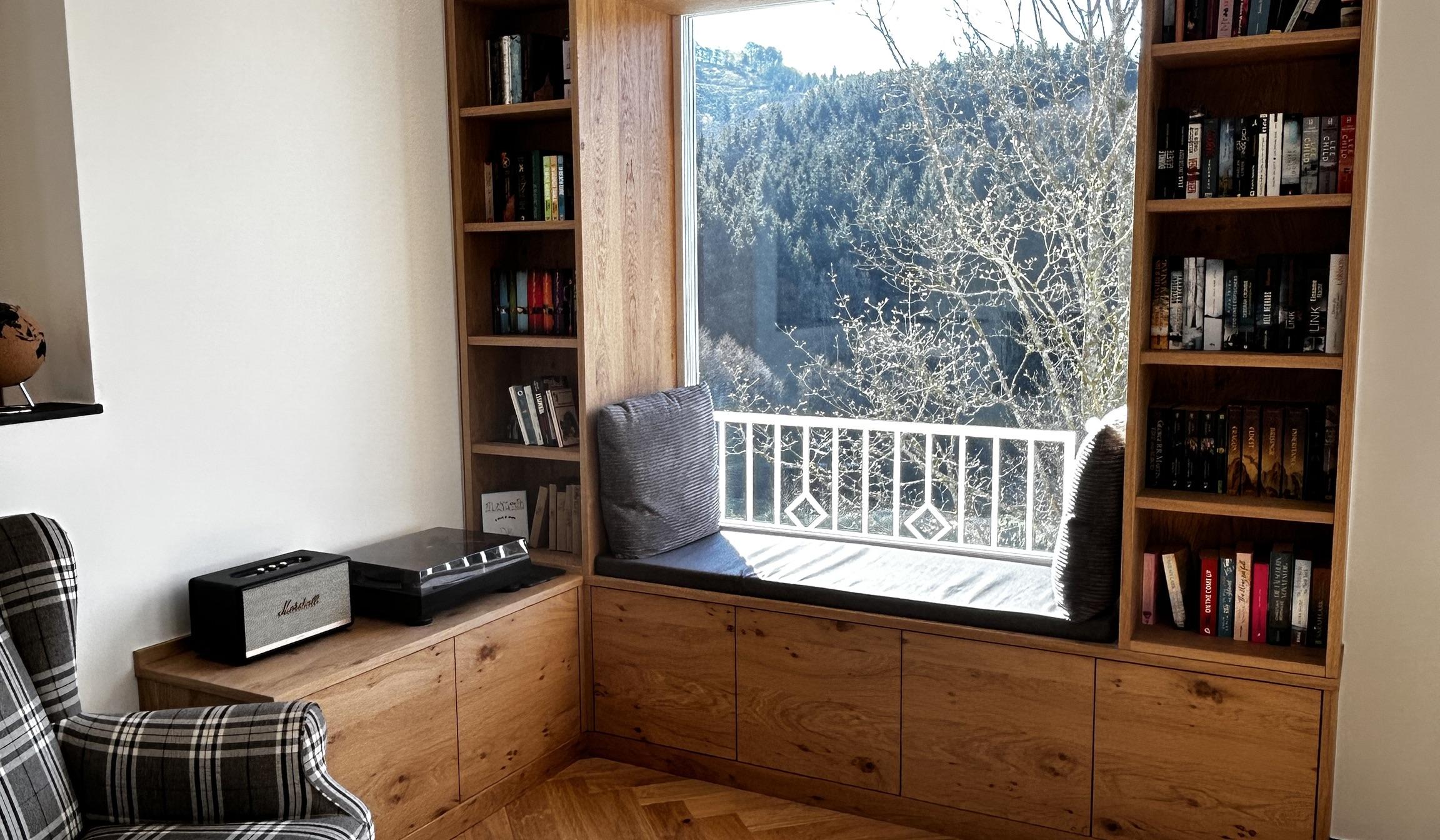 Wohnzimmer Eiche Sitznische 