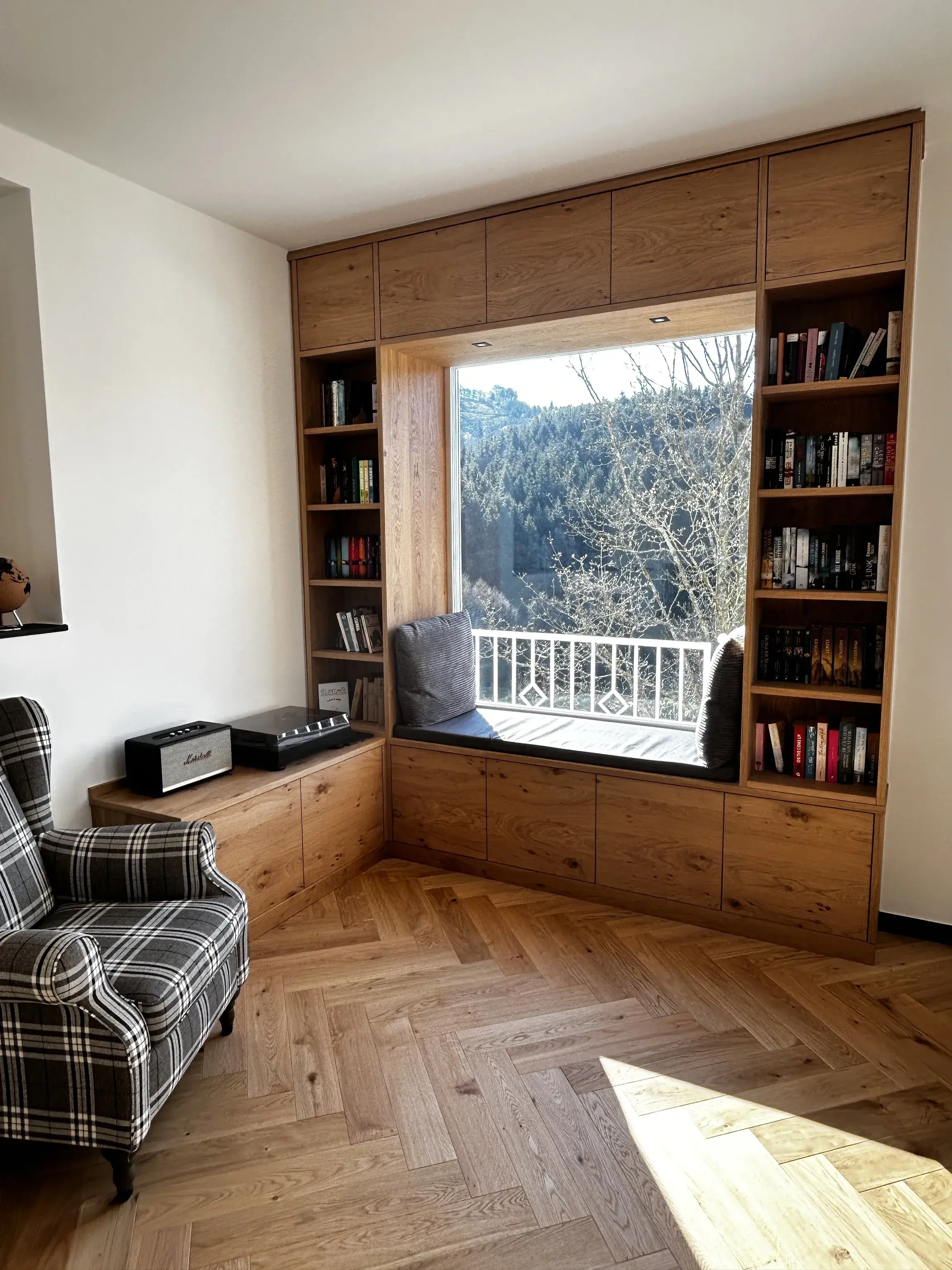 Wohnzimmer Eiche Sitznische 