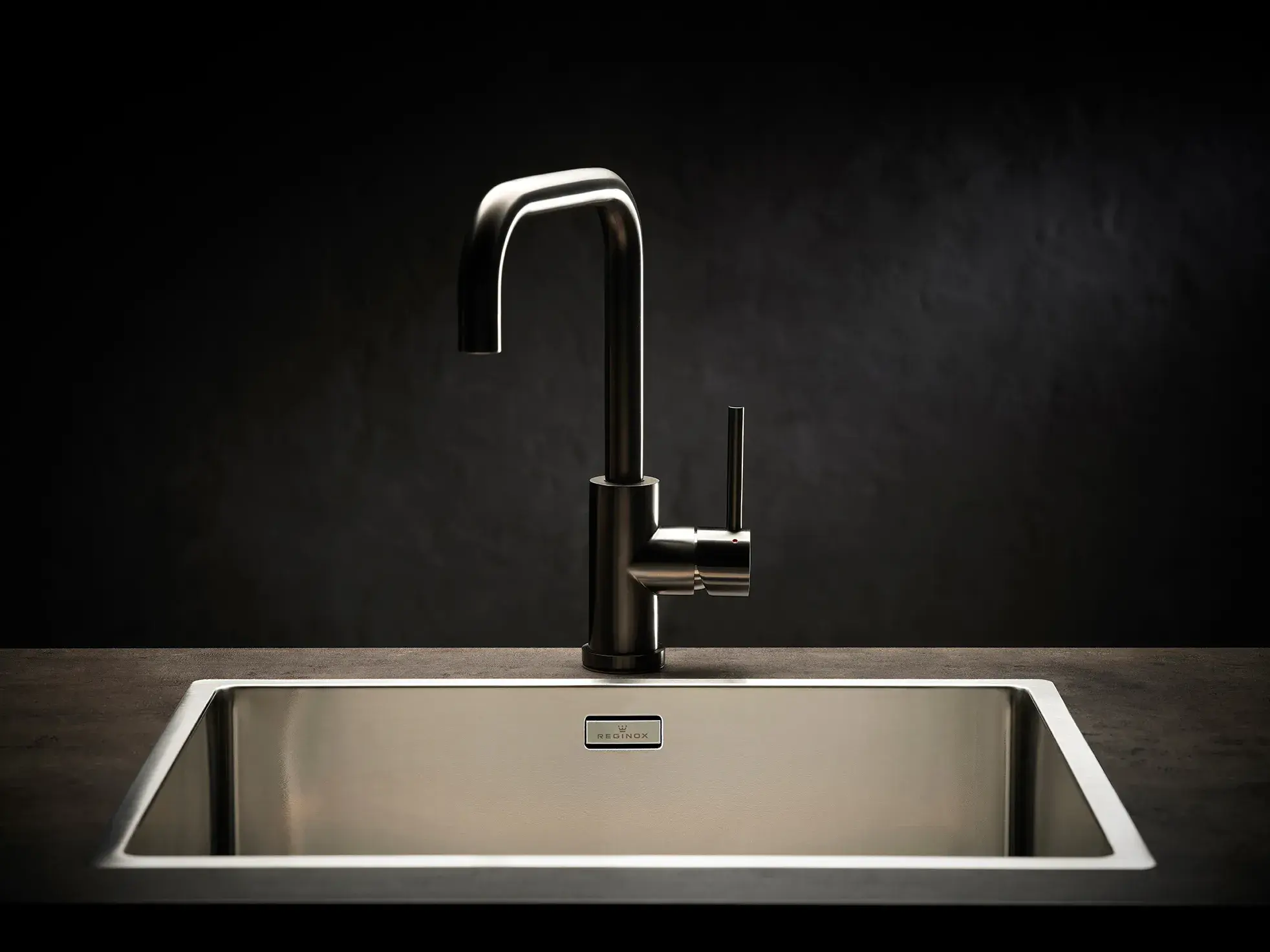 Reginox Edelstahlspüle Gun Metal